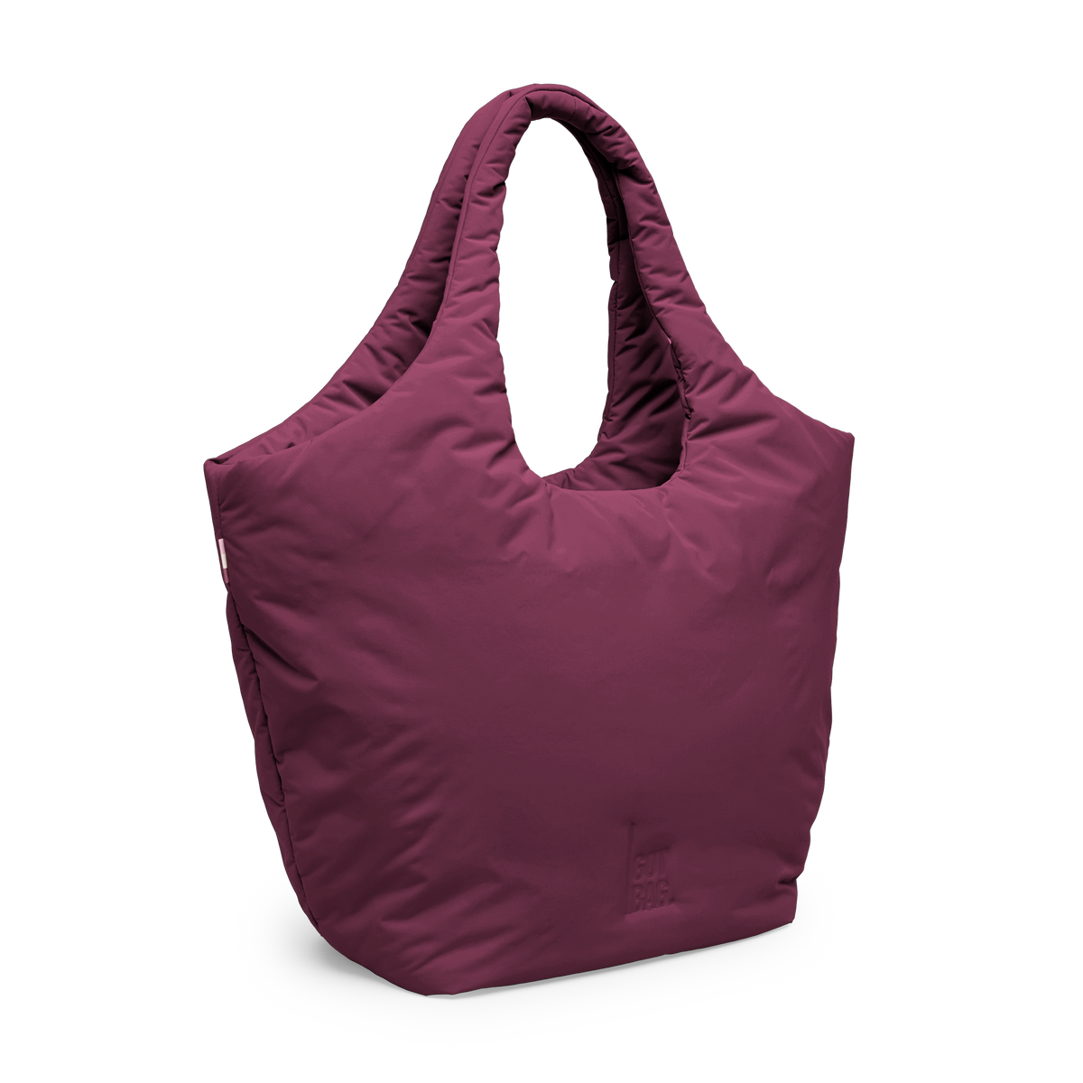 GOT BAG Cloud Tote Bag Shopper in Weinrot (kraken), als Studioaufnahme in Schrägansicht