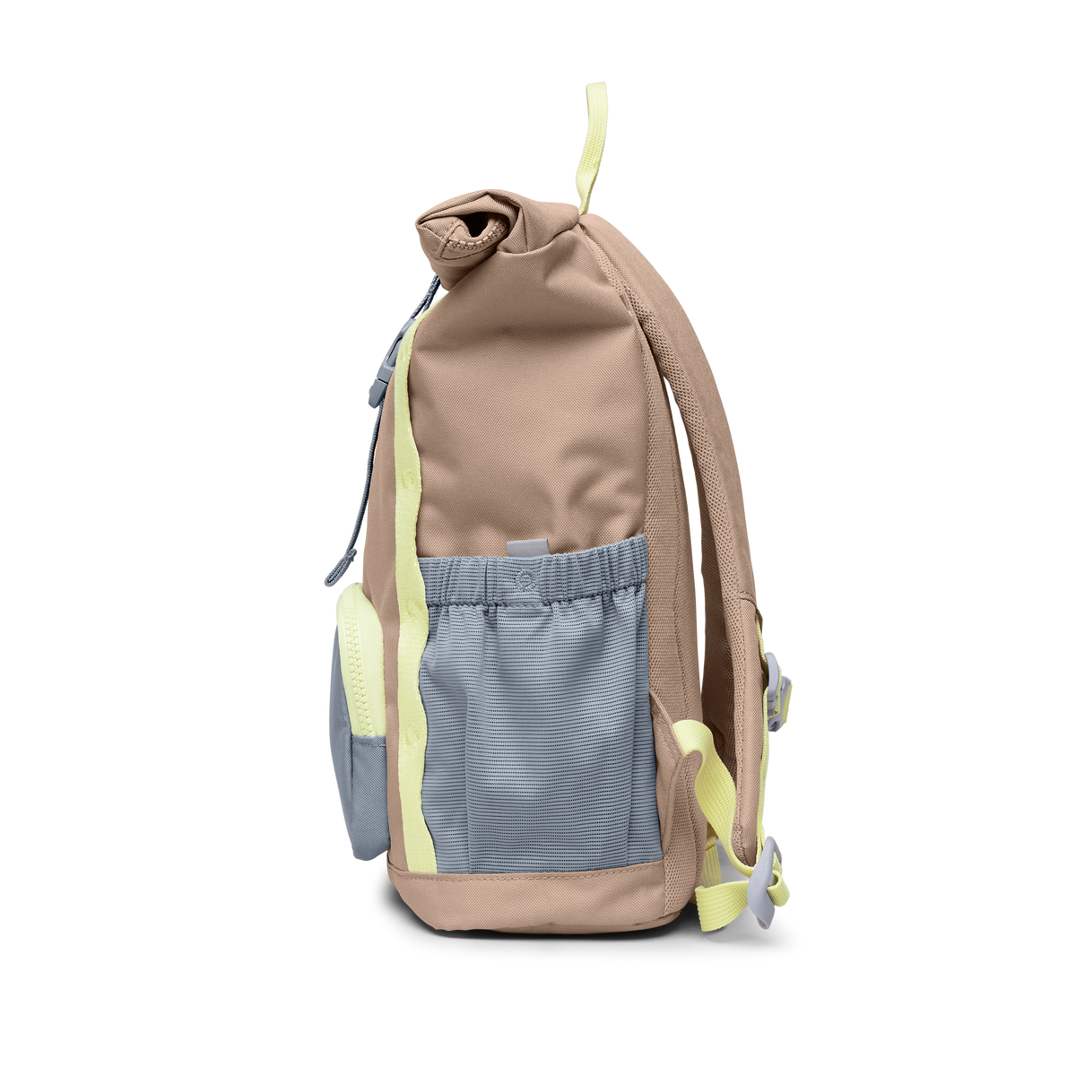 GOT BAG Kids Adventure Rolltop Kinderrucksack in Beige (sandbar), in Seitenansicht