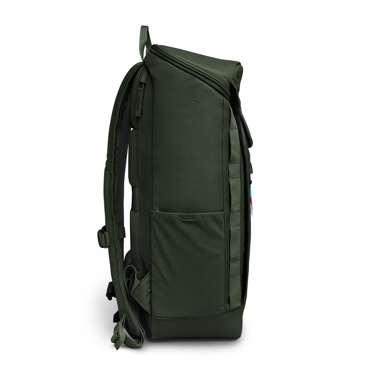 GOT BAG Pro Pack Laptoprucksack in Dunkelgrün (algae), Studioaufnahme der anderen Seite