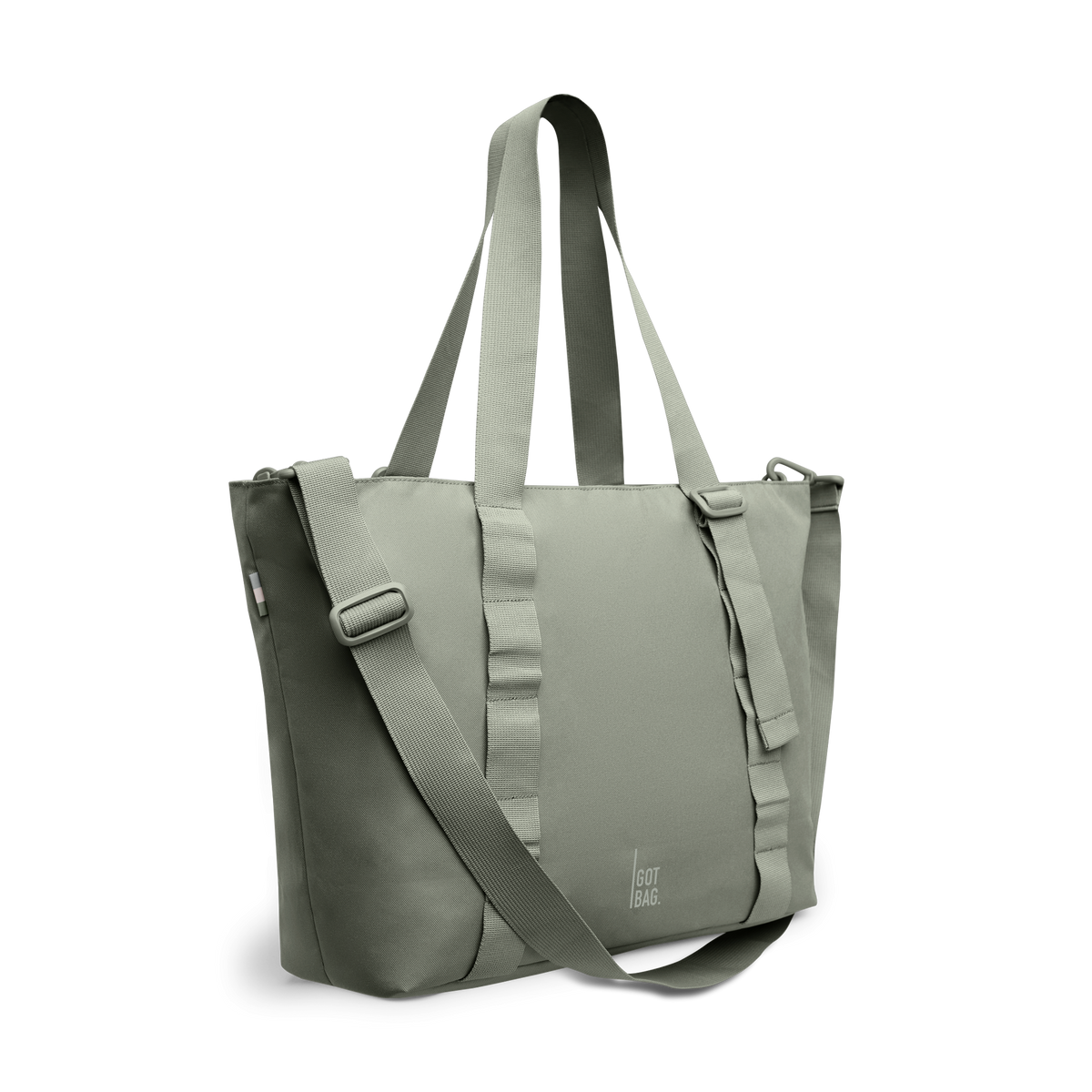 GOT BAG Tote Bag Monochrome Tragetasche in Salbeigrün (bass), in diagonaler Ansicht