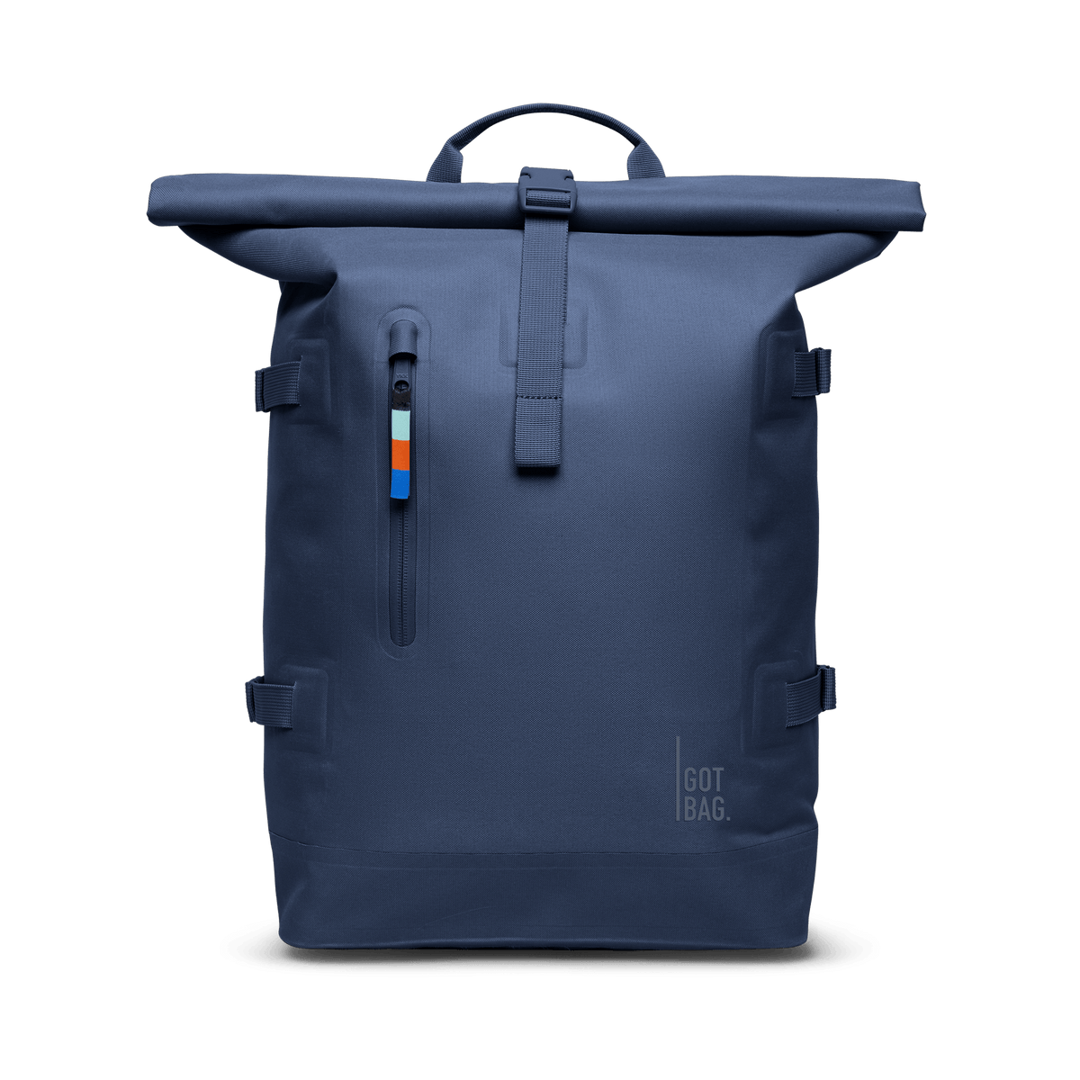 GOT BAG Rolltop 2.0 Rolltop-Rucksack in dunkelblau (deep ocean), Frontansicht