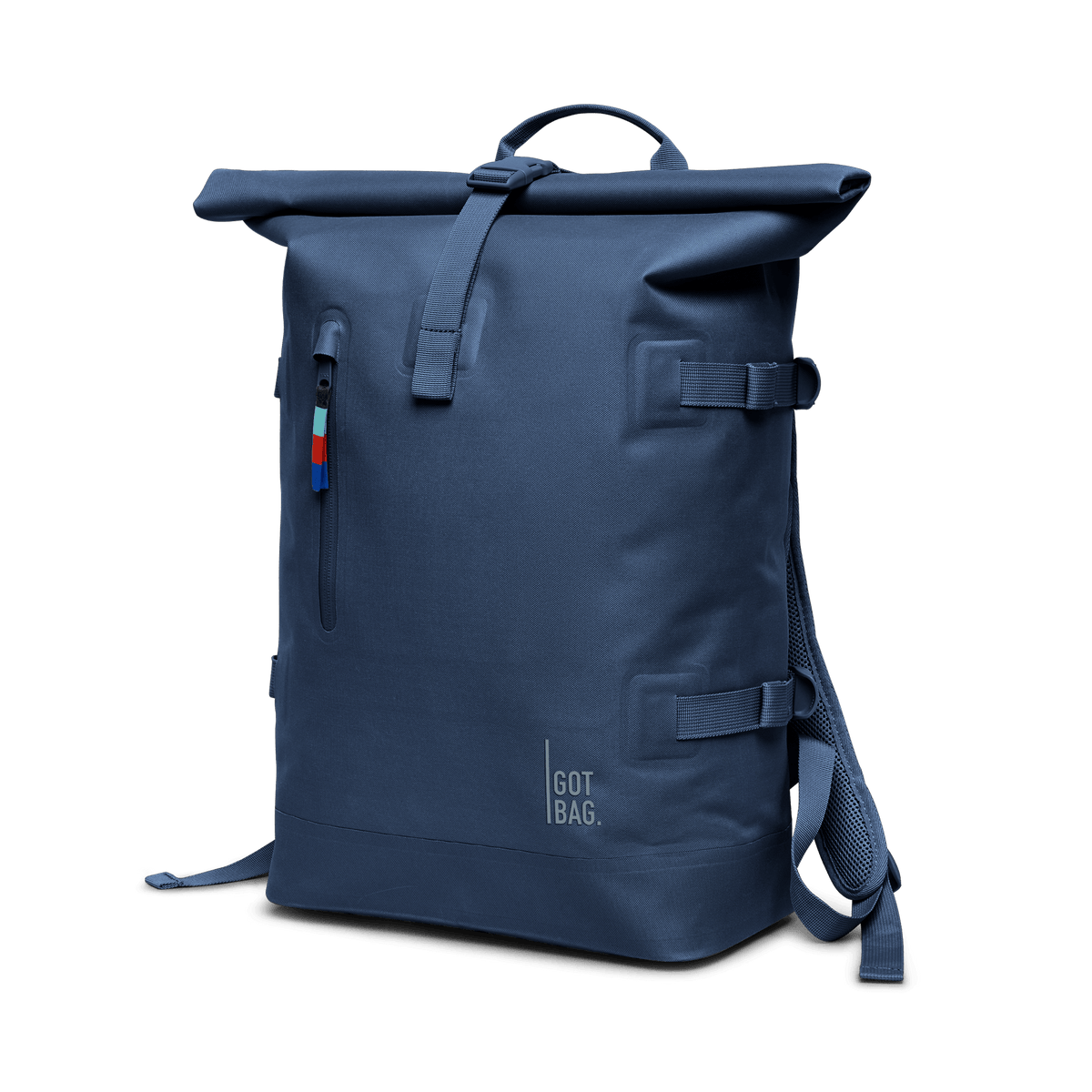 GOT BAG Rolltop 2.0 Rolltop-Rucksack in blau (ocean blue), schräg von vorn