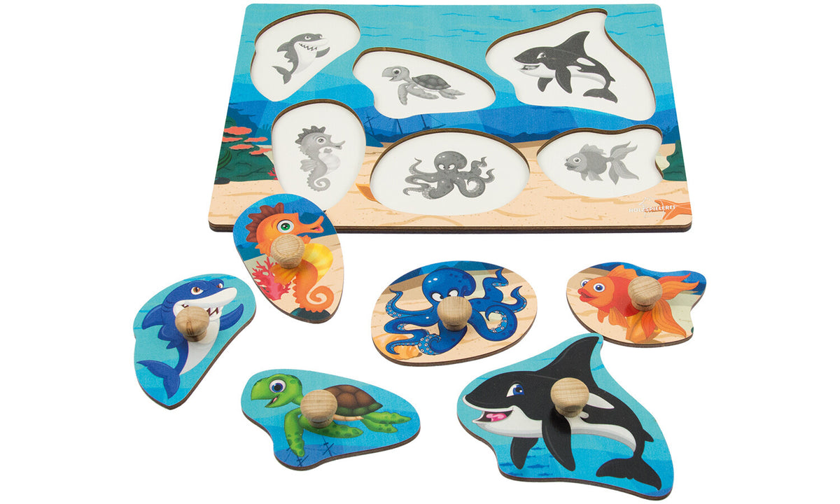 Greifpuzzle Meerestiere 1 Ansicht 3