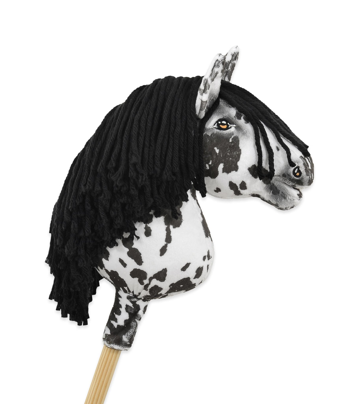 Hobby Horse A4 Super Hobby Horse – Schwarzer Tiger, schwarze Mähne