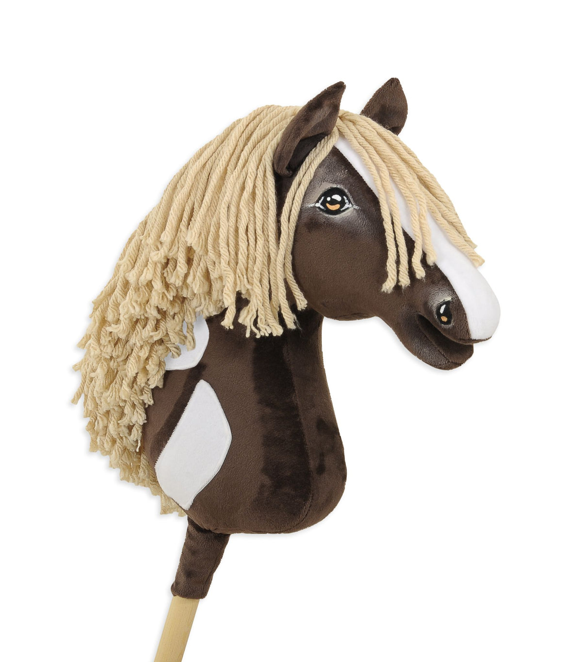 Hobby Horse A3 Super Hobby Horse – Western Dunkelbrauner, helle Mähne