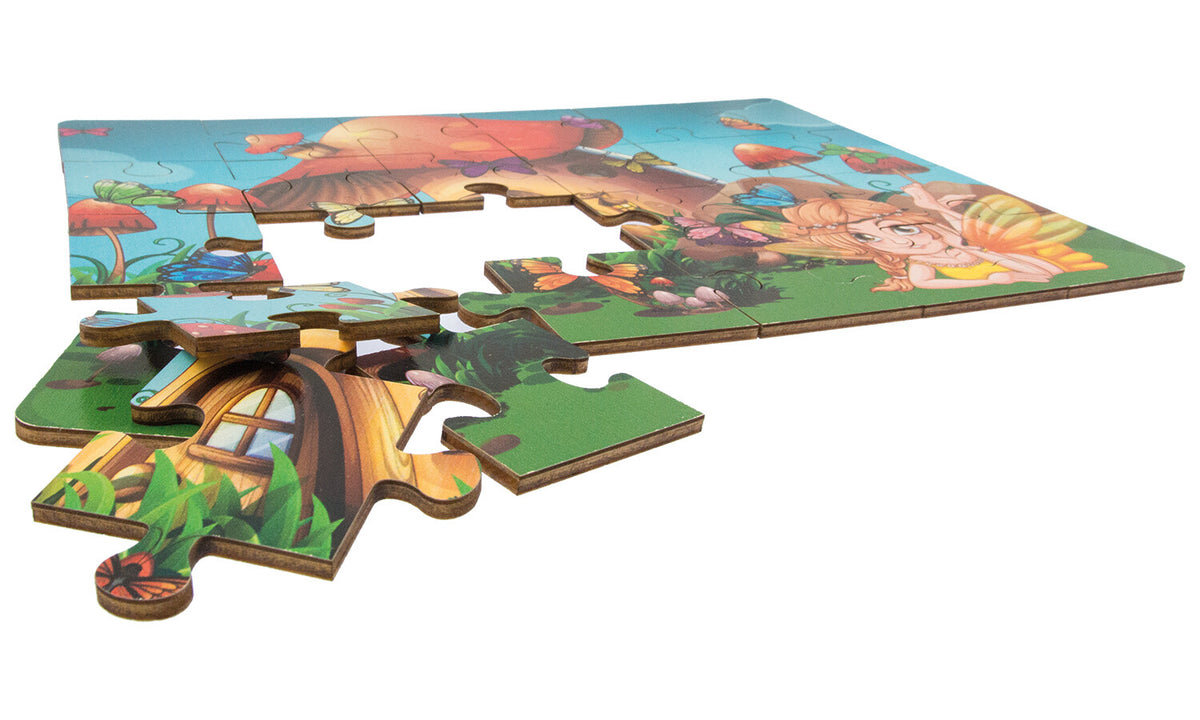 Holzpuzzle 24 Teile Elfe Ansicht 2