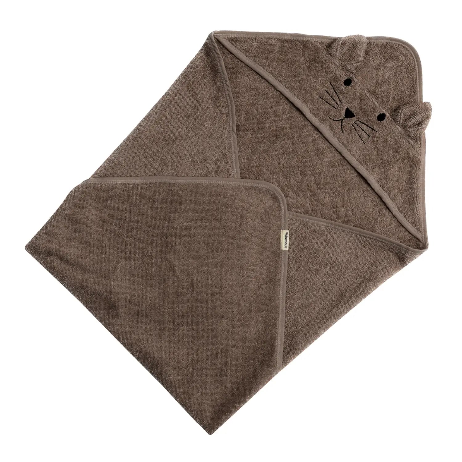 Kapuzenhandtuch Katze – 100 % Baumwolle