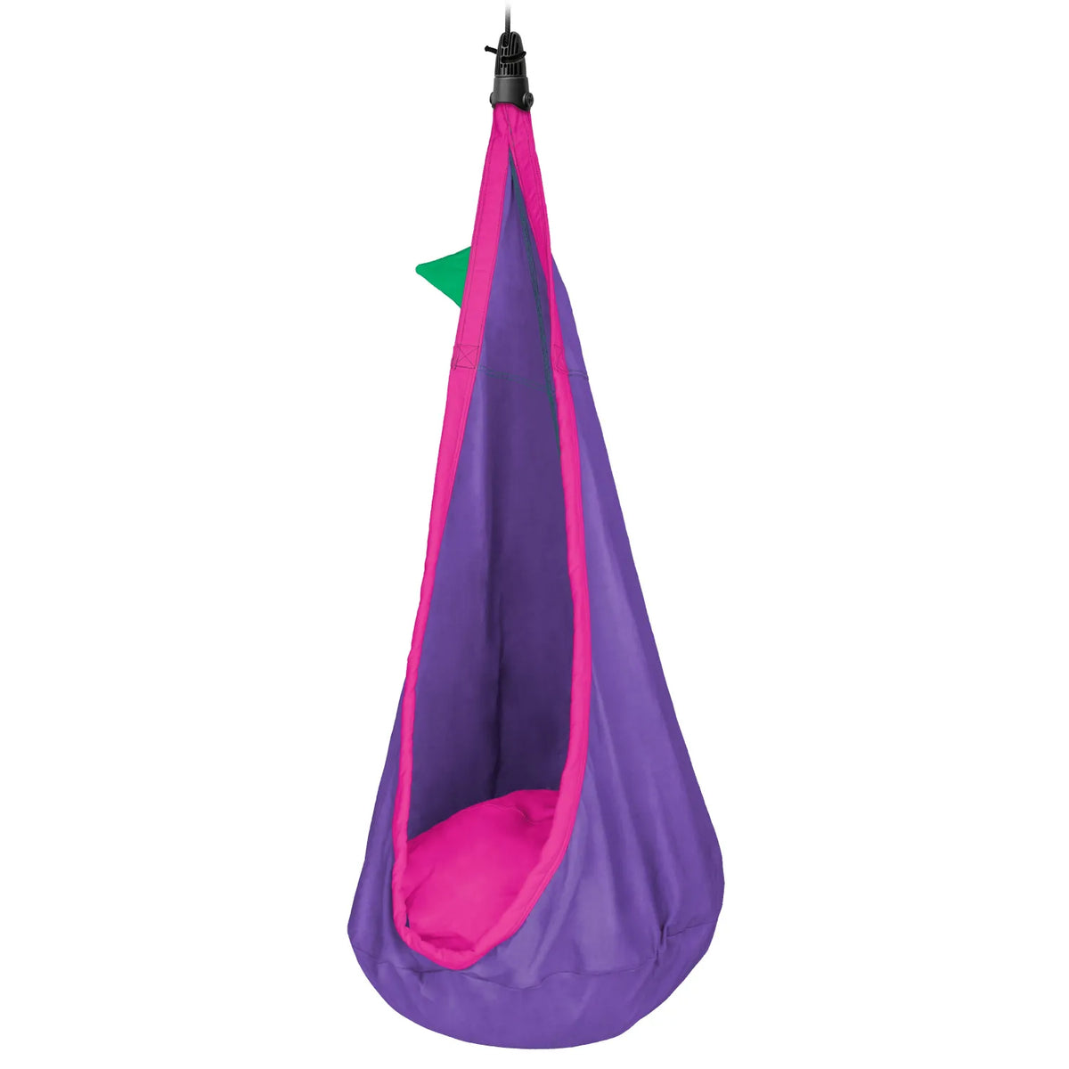 Kinder-Hängehöhle LA SIESTA Joki Lilly in Rosa mit Blumenmotiv