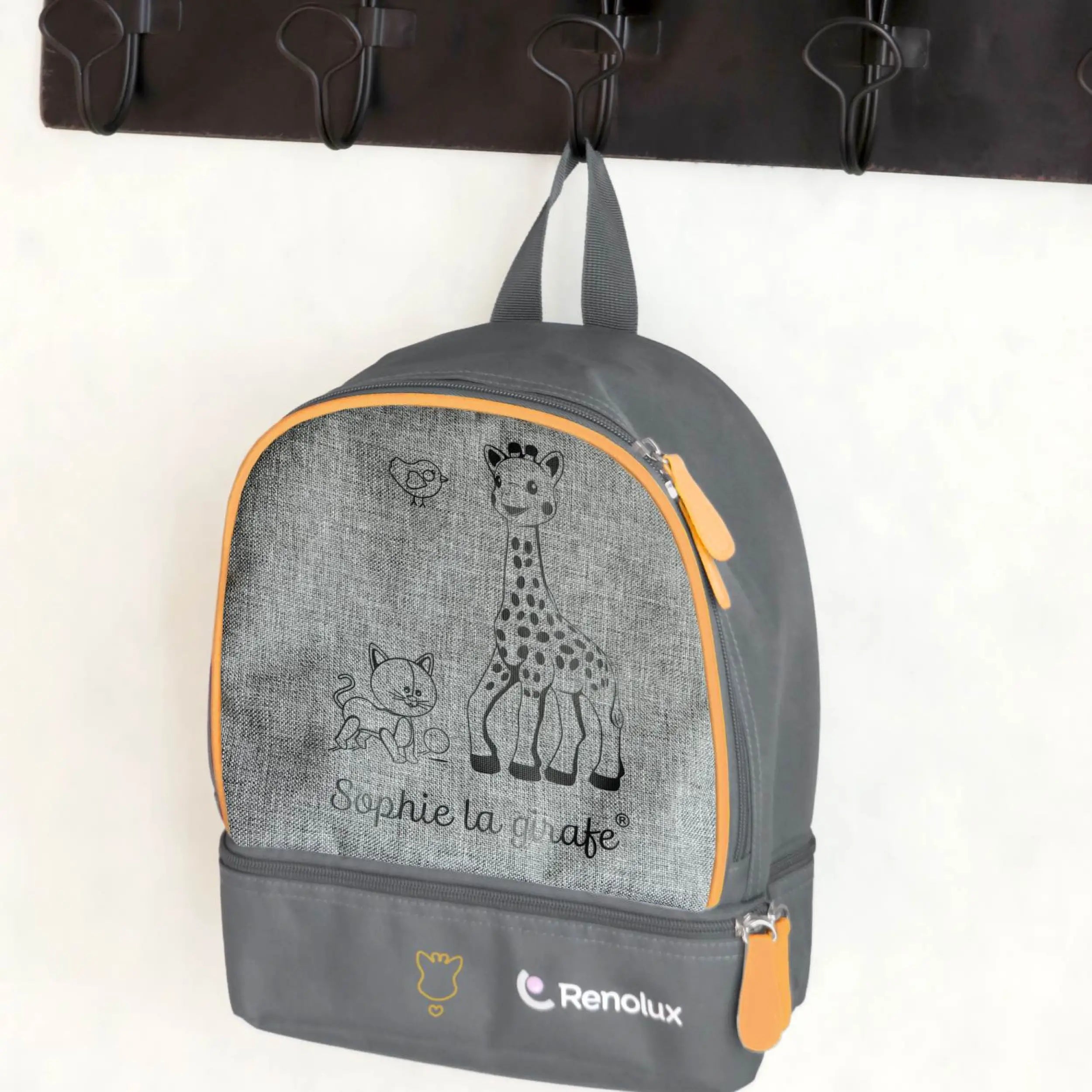 Kinderrucksack mit Kühlfach – Sophie la Girafe Sunrise