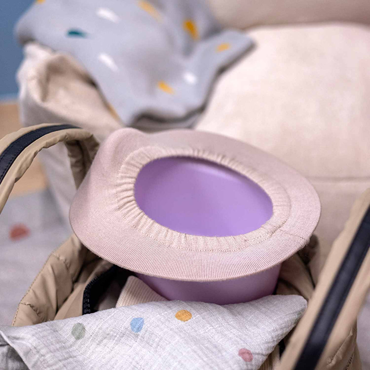 Merinowolle-Überzug für Abhaltetöpfchen von Kindsgut – Produktfoto 5