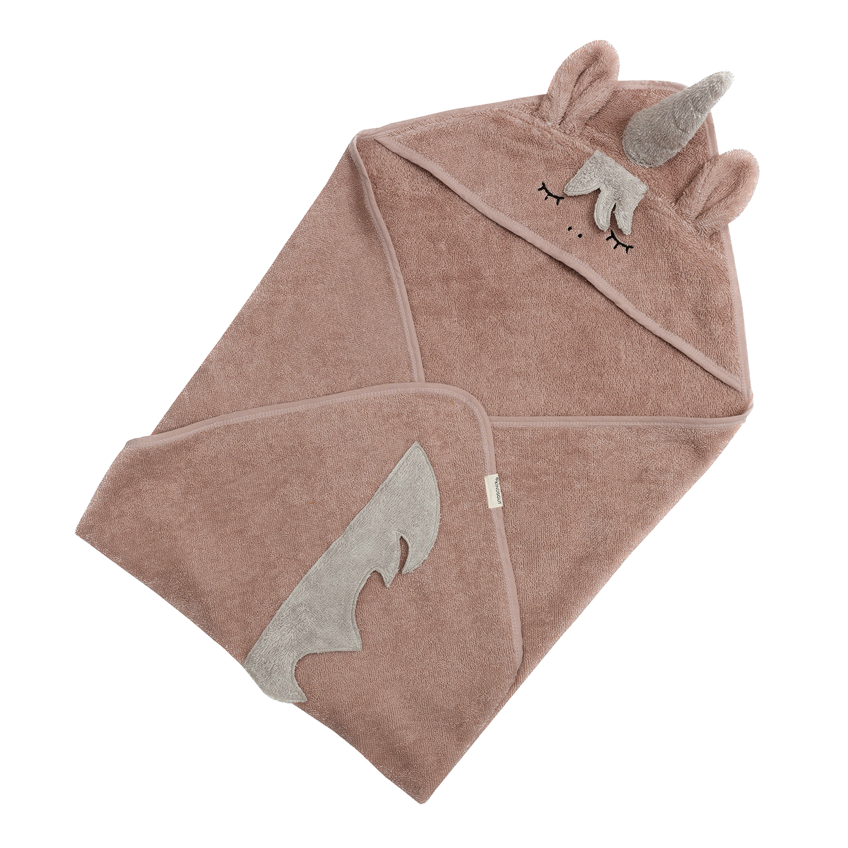 Kapuzenhandtuch Tiermotiv Einhorn 75 x 75 cm von Kindsgut – Produktfoto 6