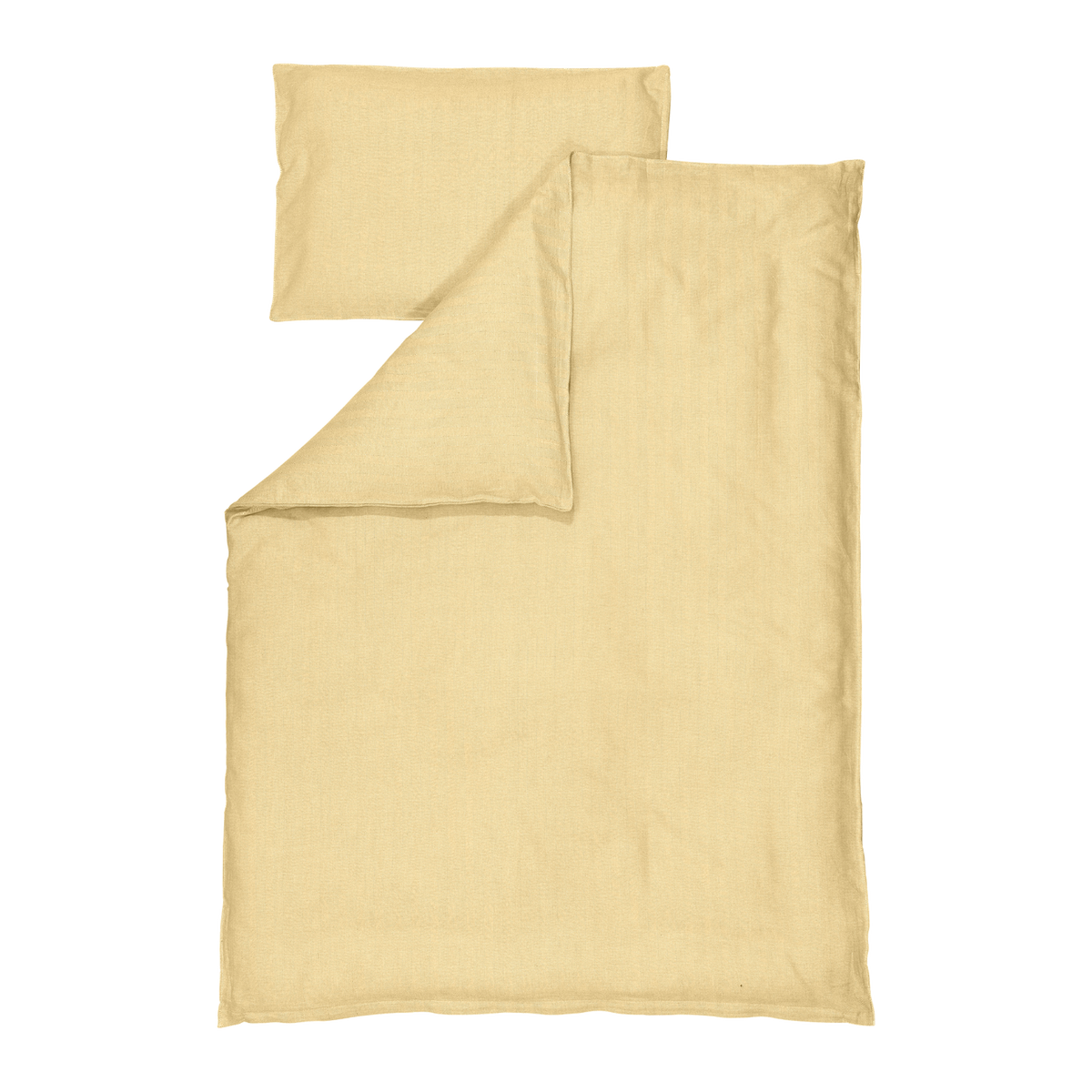 Kinderbettwäsche 100 x 135 cm Baumwolle Senf von Kindsgut – Produktfoto 1