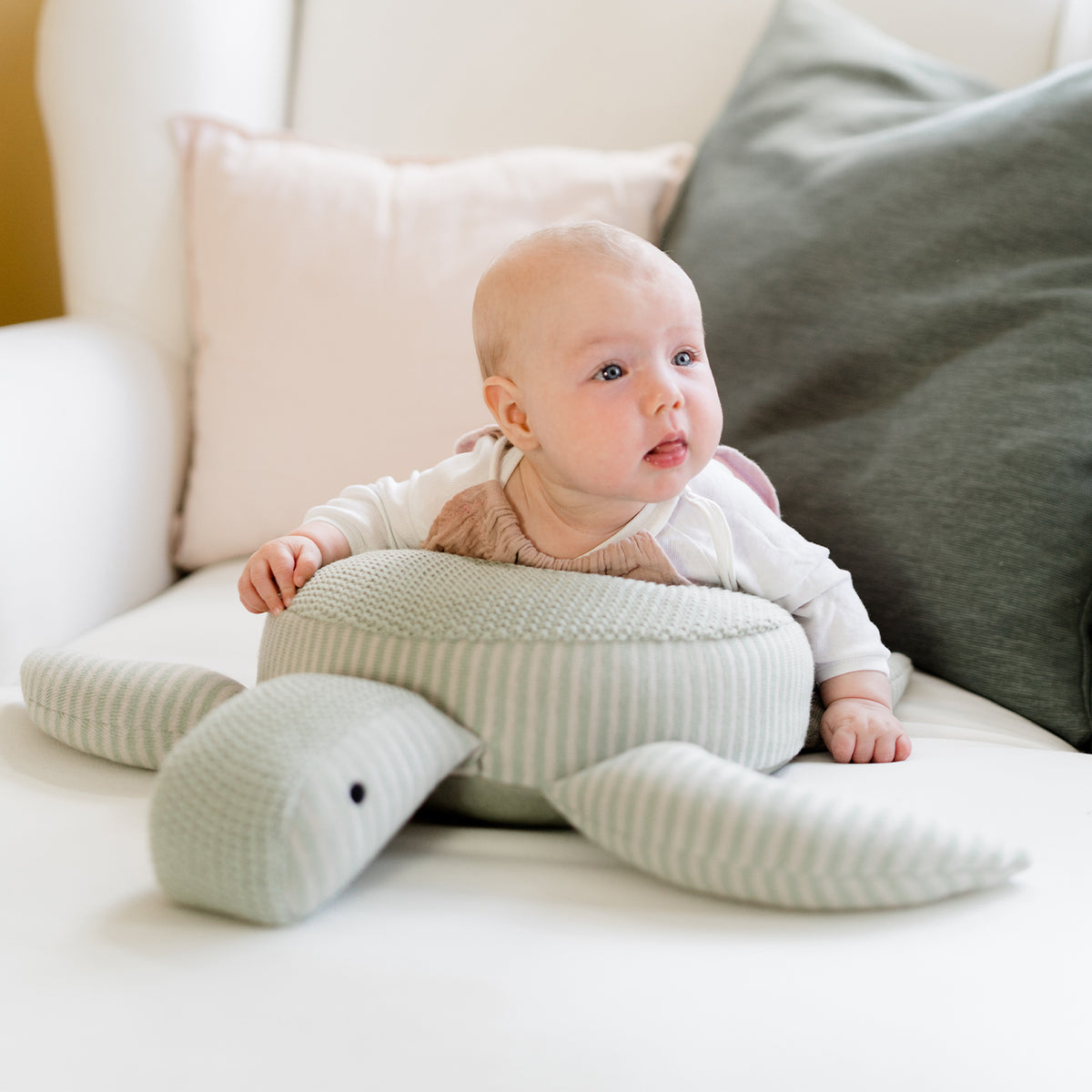 Kuscheltier für Babys Schildkröte von Kindsgut – Anwendungsbild 4