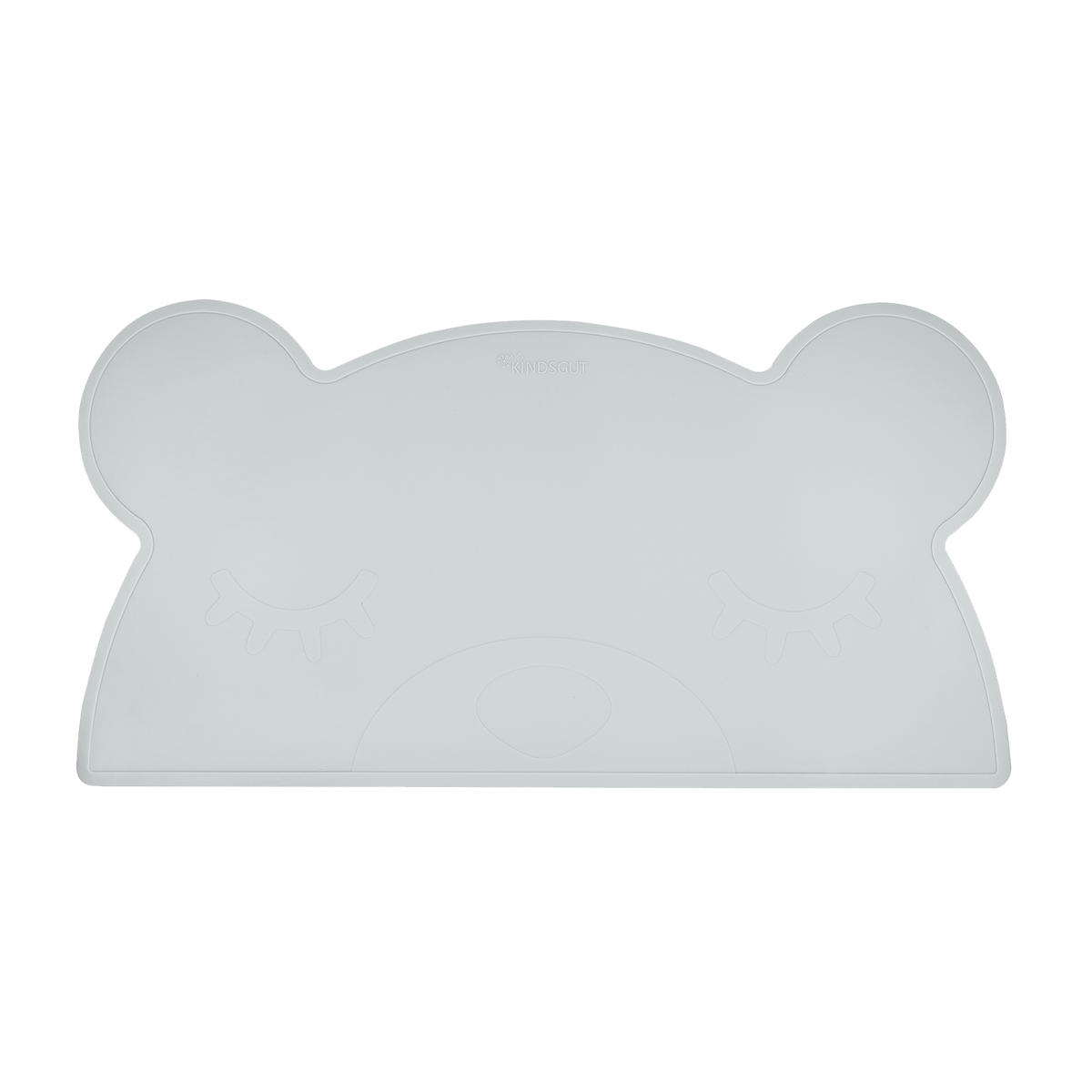 Silikon-Platzset Bär für Kinder Aquamarin von Kindsgut – Produktfoto 1