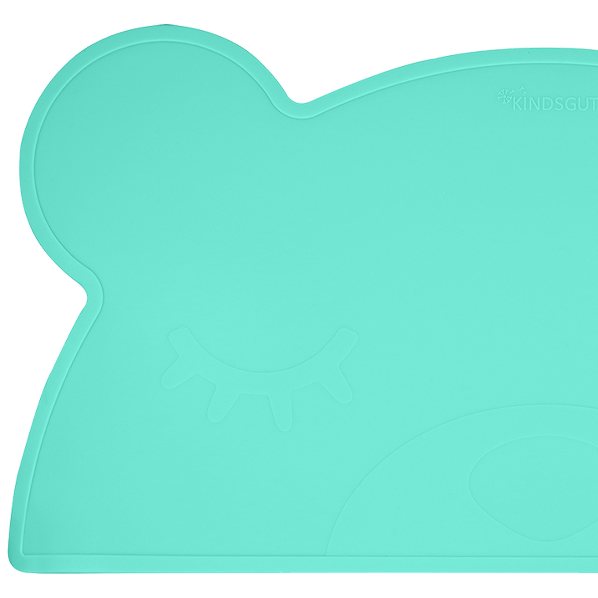 Silikon-Platzset Bär für Kinder Mint von Kindsgut – Produktfoto 6