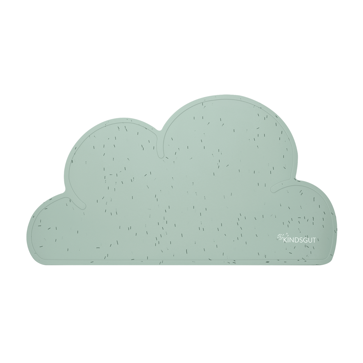 Silikon-Platzset Wolke gemustert Aquamarin Streusel von Kindsgut – Produktfoto 1