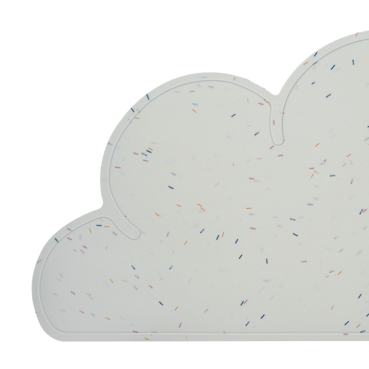 Silikon-Platzset Wolke gemustert Konfetti von Kindsgut – Produktfoto 6