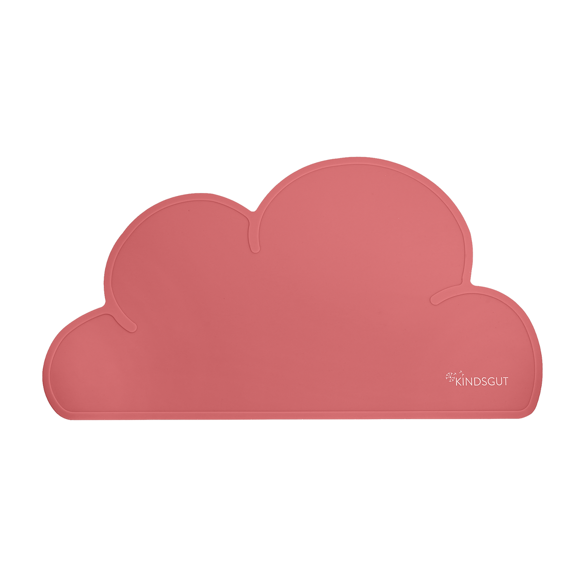 Silikon-Platzset Wolke für Kinder Altrosa von Kindsgut – Produktfoto 1