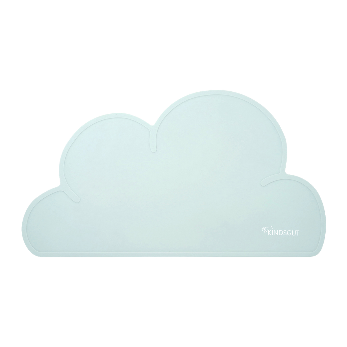 Silikon-Platzset Wolke für Kinder Aquamarin von Kindsgut – Produktfoto 1