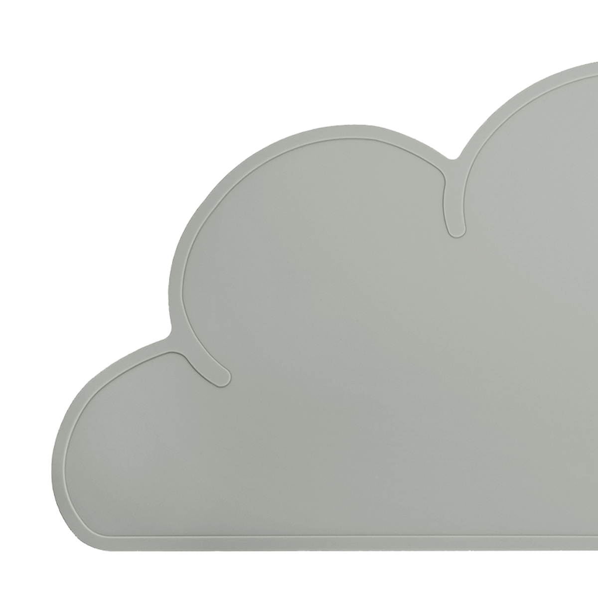 Silikon-Platzset Wolke für Kinder Dunkelgrau von Kindsgut – Produktfoto 6