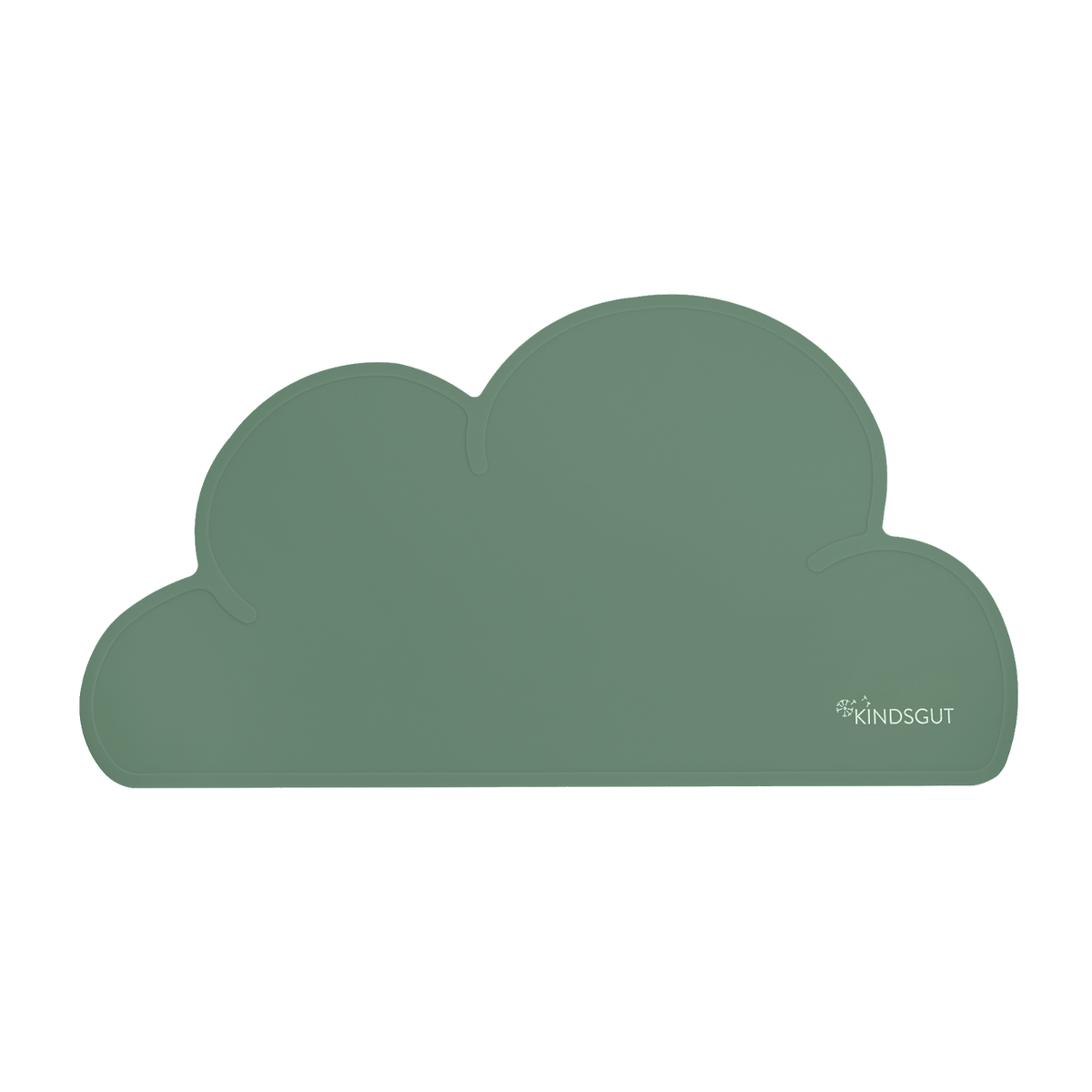 Silikon-Platzset Wolke für Kinder Pistazie von Kindsgut – Produktfoto 1