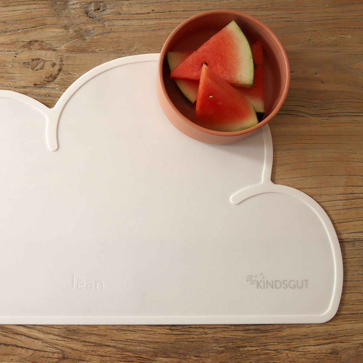 Silikon-Platzset Wolke für Kinder Weiß von Kindsgut – Anwendungsbild 4
