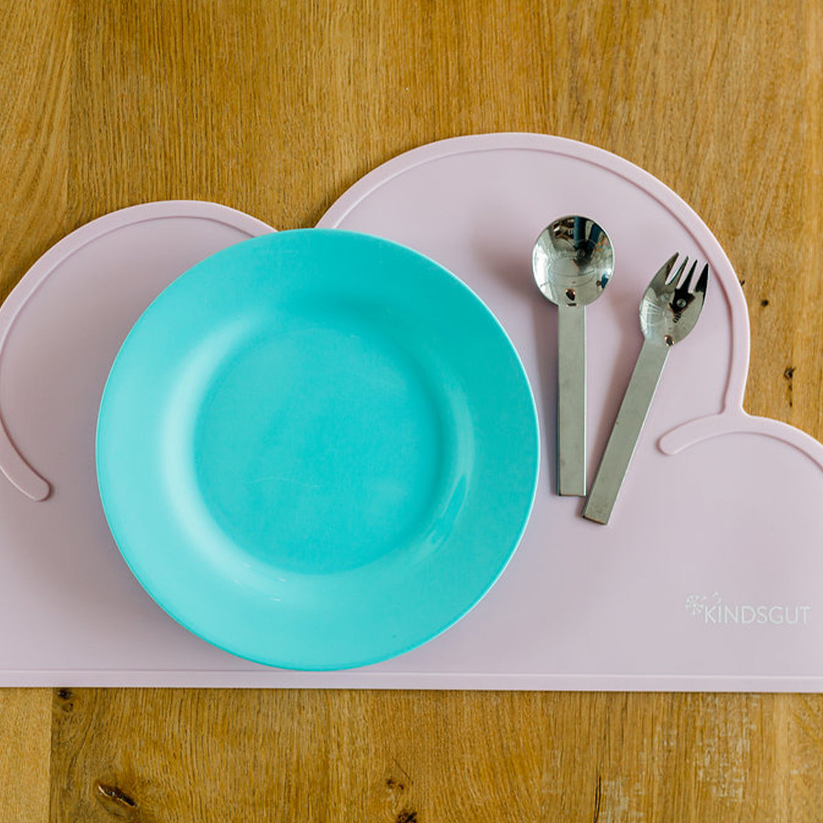 Silikon-Platzset Wolke für Kinder Zartrosa von Kindsgut – Anwendungsbild 4