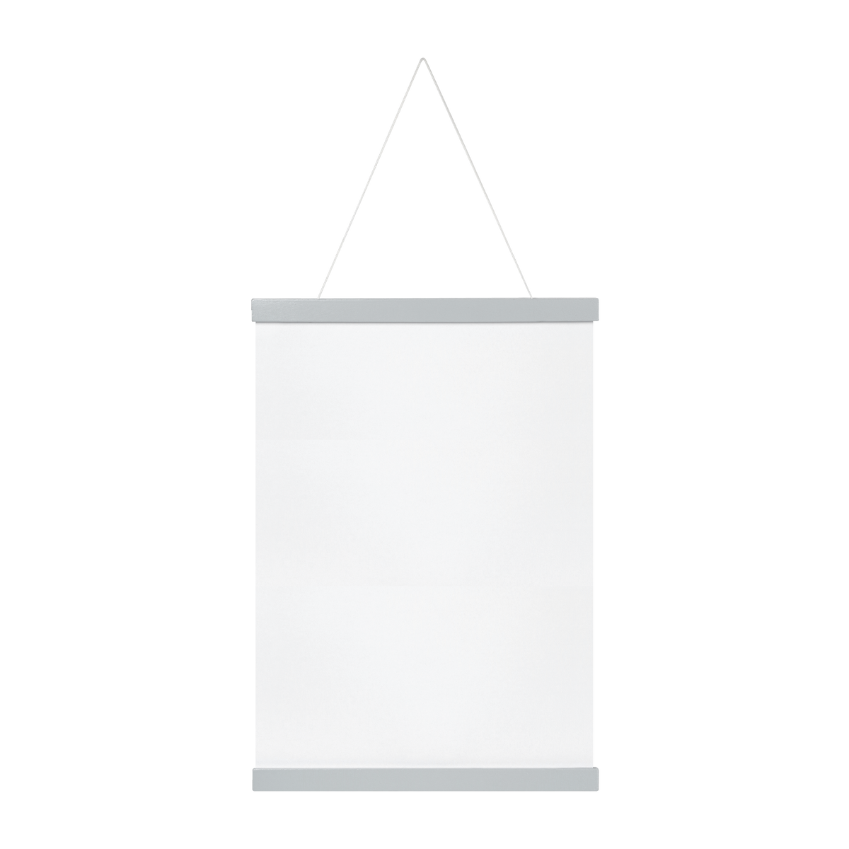 Magnetische Posterleiste Holz 30 x 40 cm Hellgrau von Kindsgut – Produktfoto 1