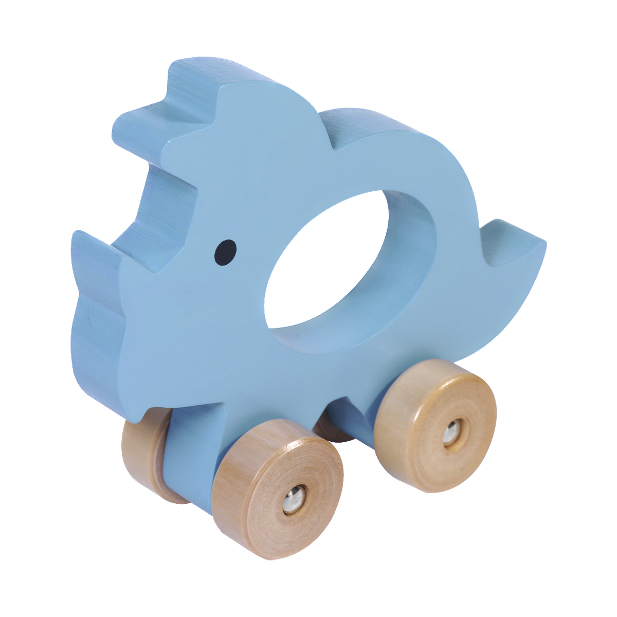Schiebetier Dino aus Holz Triceratops von Kindsgut – Produktfoto 6
