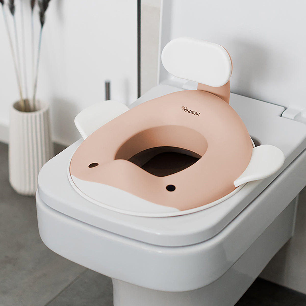 Toilettensitz für Kinder Wal Peach von Kindsgut – Anwendungsbild 4