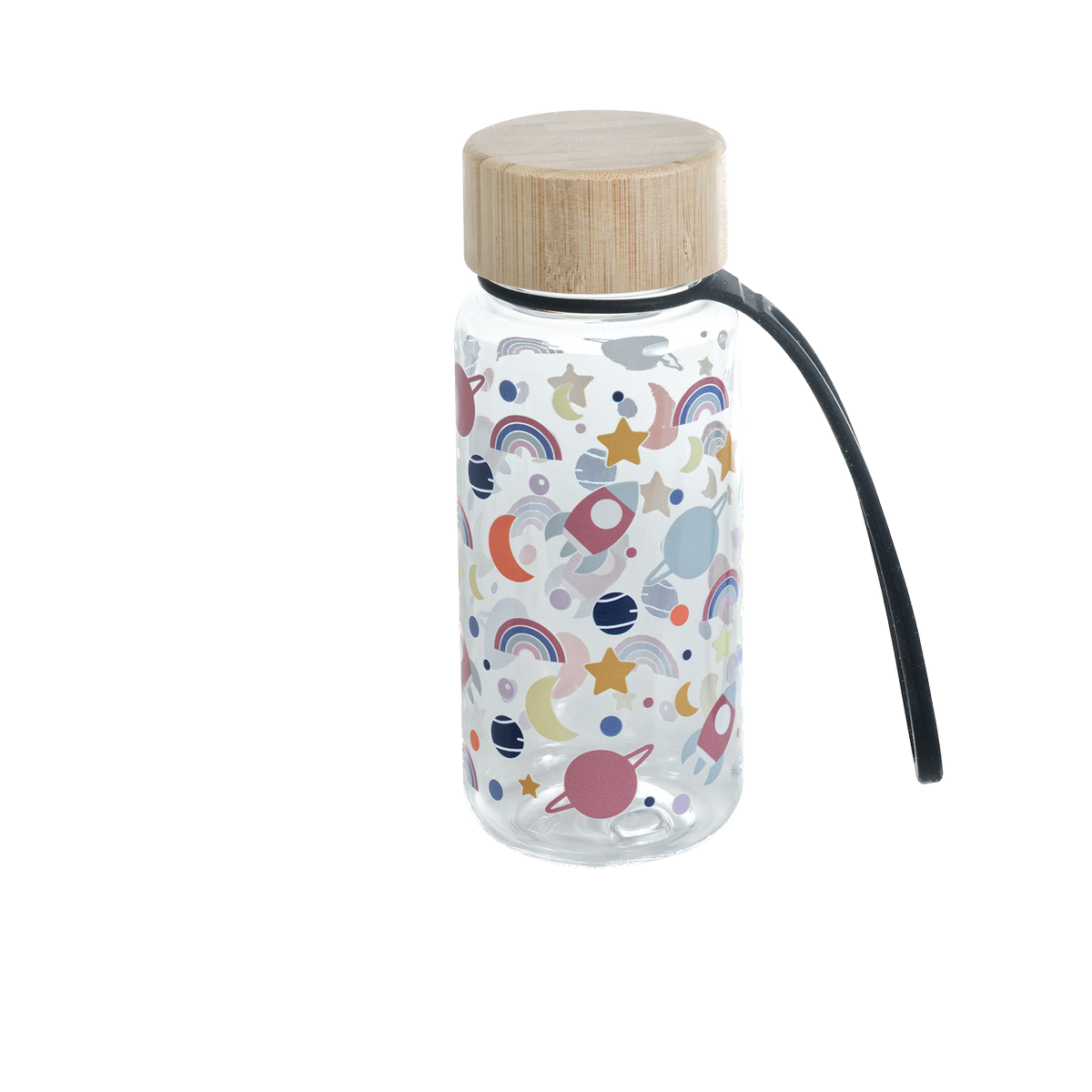 Kindertrinkflasche Tritan 400 ml Weltraum von Kindsgut – Produktfoto 1