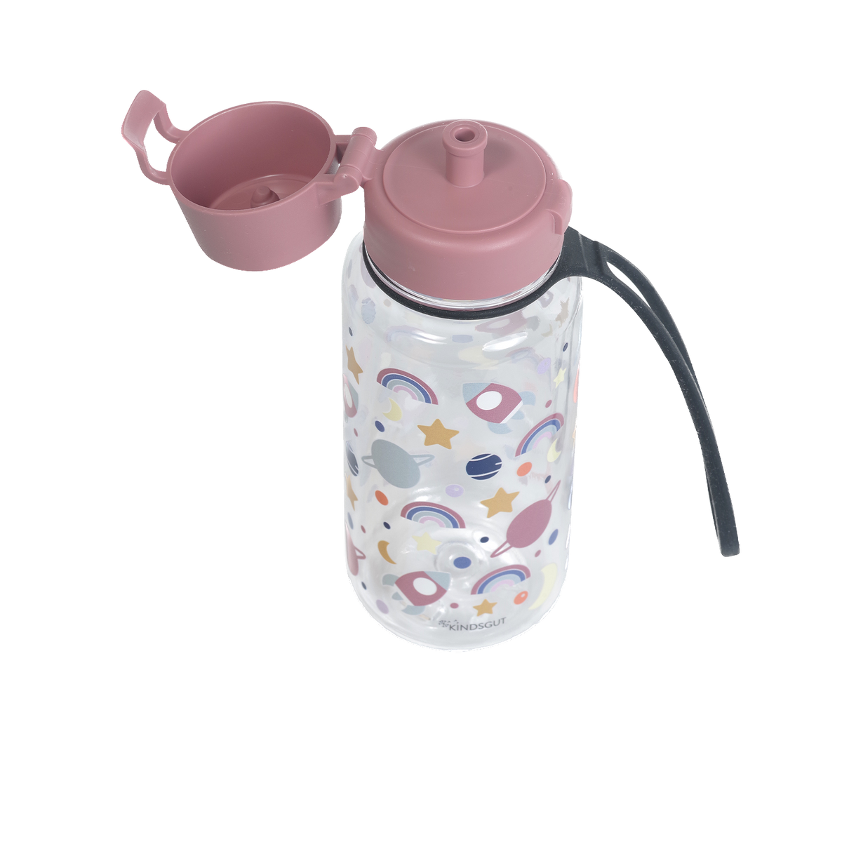 Kindertrinkflasche Tritan 400 ml Weltraum von Kindsgut – Produktfoto 5