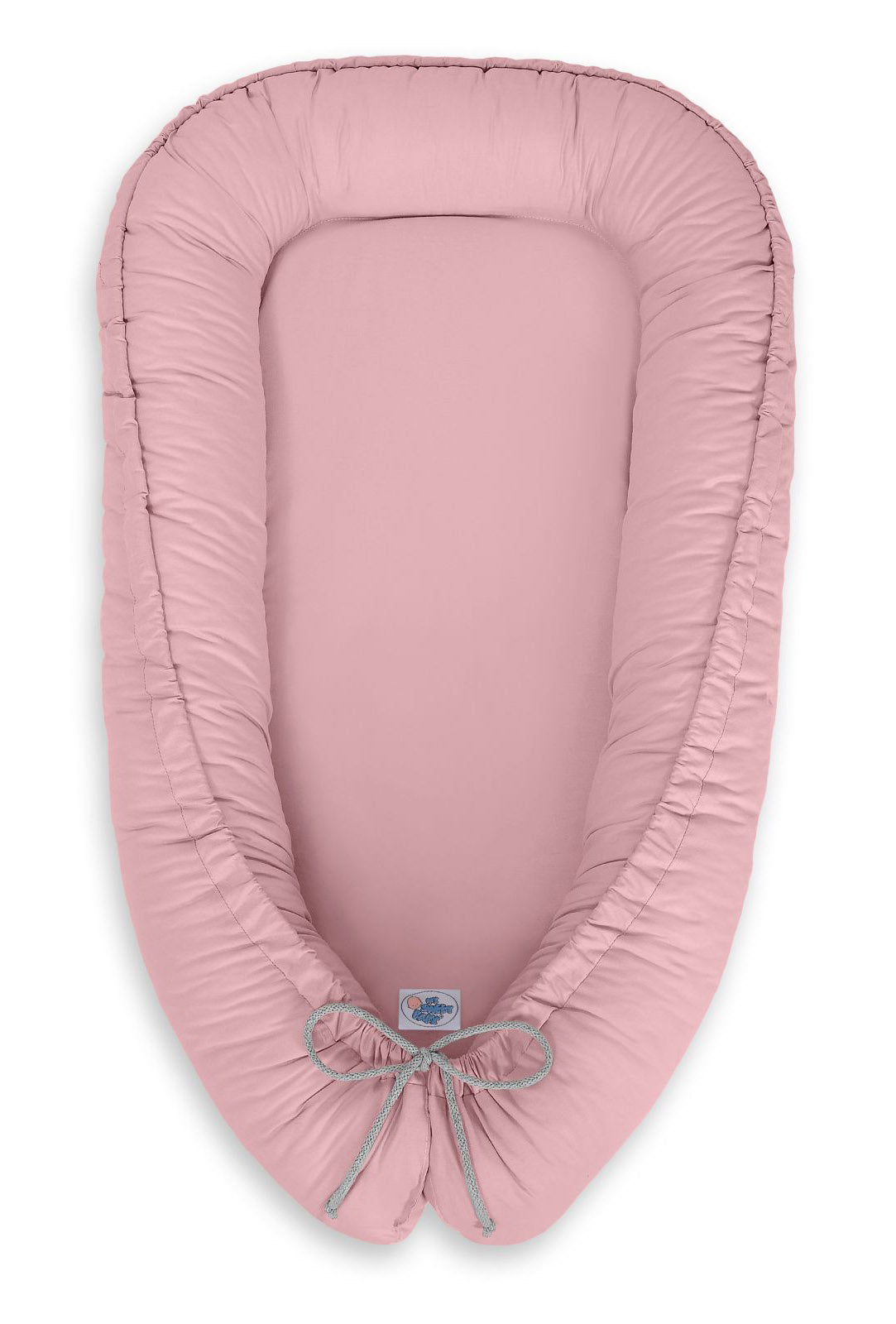 Babynest Kokon Baumwolle uni – Altrosa