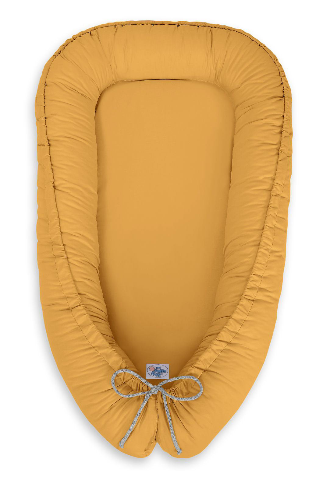 Babynest Kokon Baumwolle uni – Senfgelb