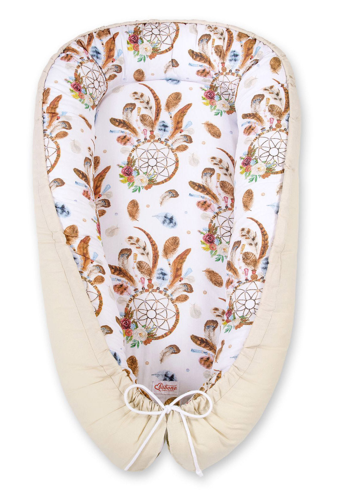 Babynest Kokon Bobono – Traumfänger Beige