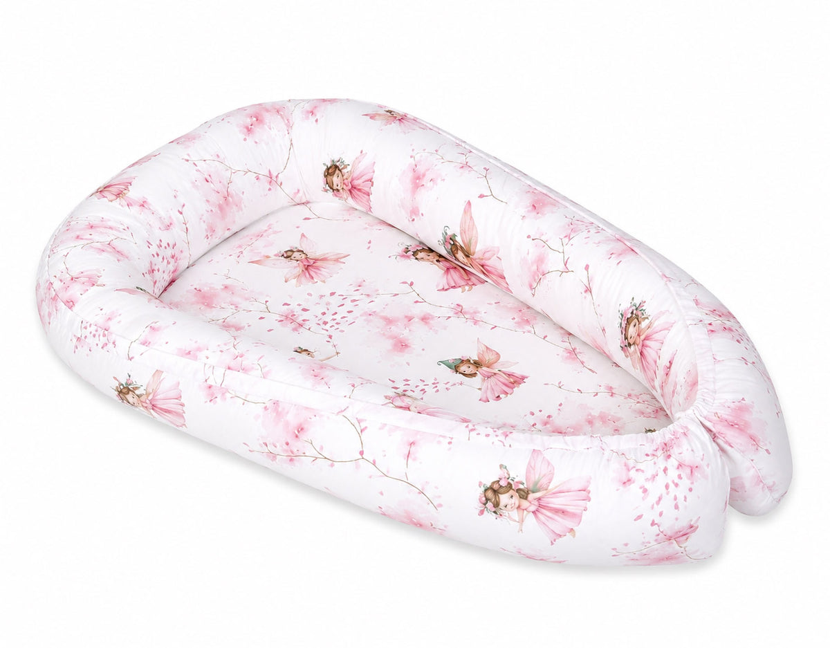 Babynest Kokon mit Motiv – Detailansicht