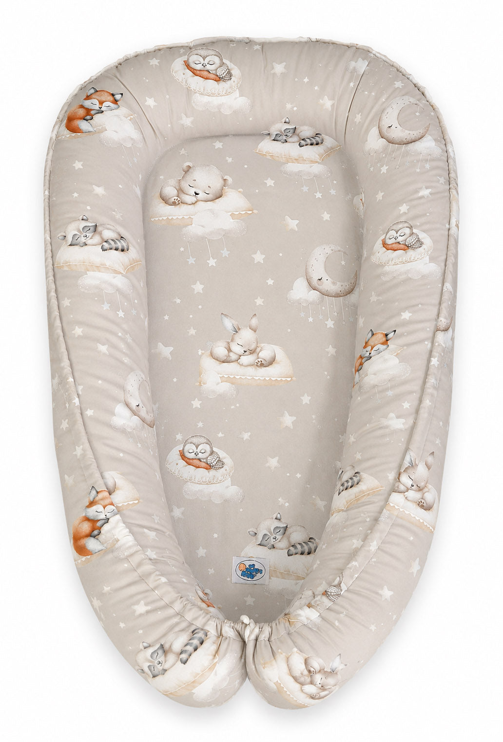 Babynest Kokon mit Motiv – Waldtiere