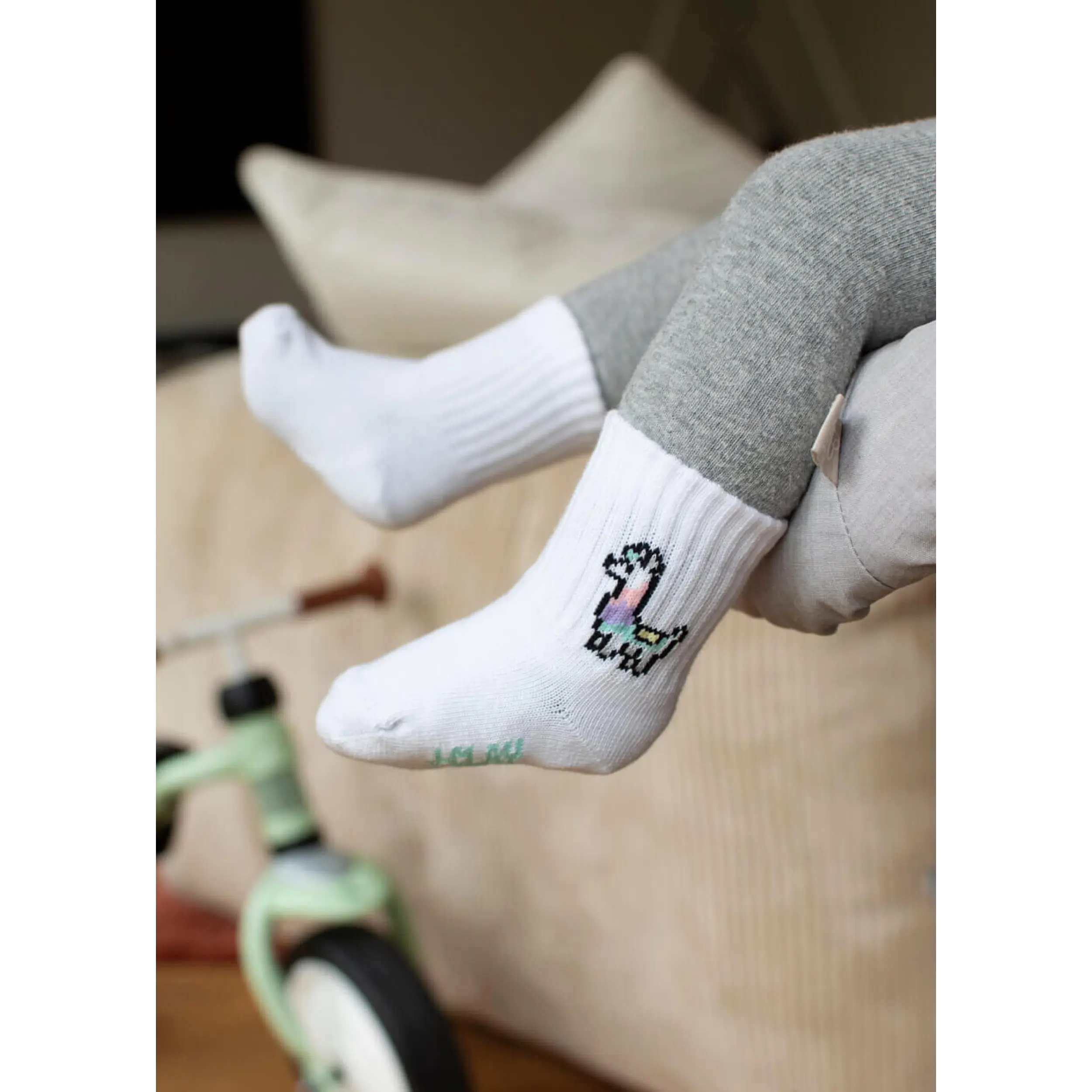 Lama Mini Kinder Tennissocken – 3er Pack (0-4 Jahre) - Kinderhelme & Sicherheit