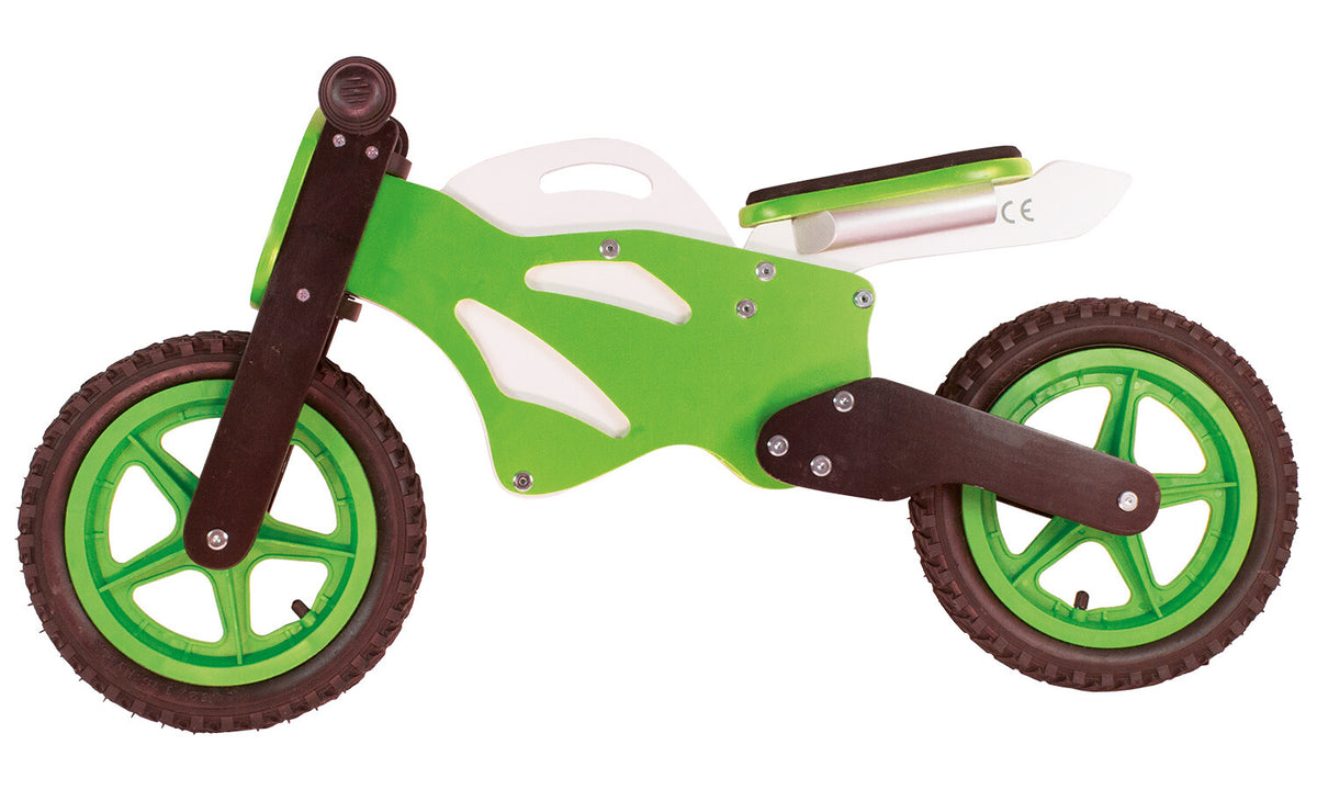Laufrad Superbike grün Detail