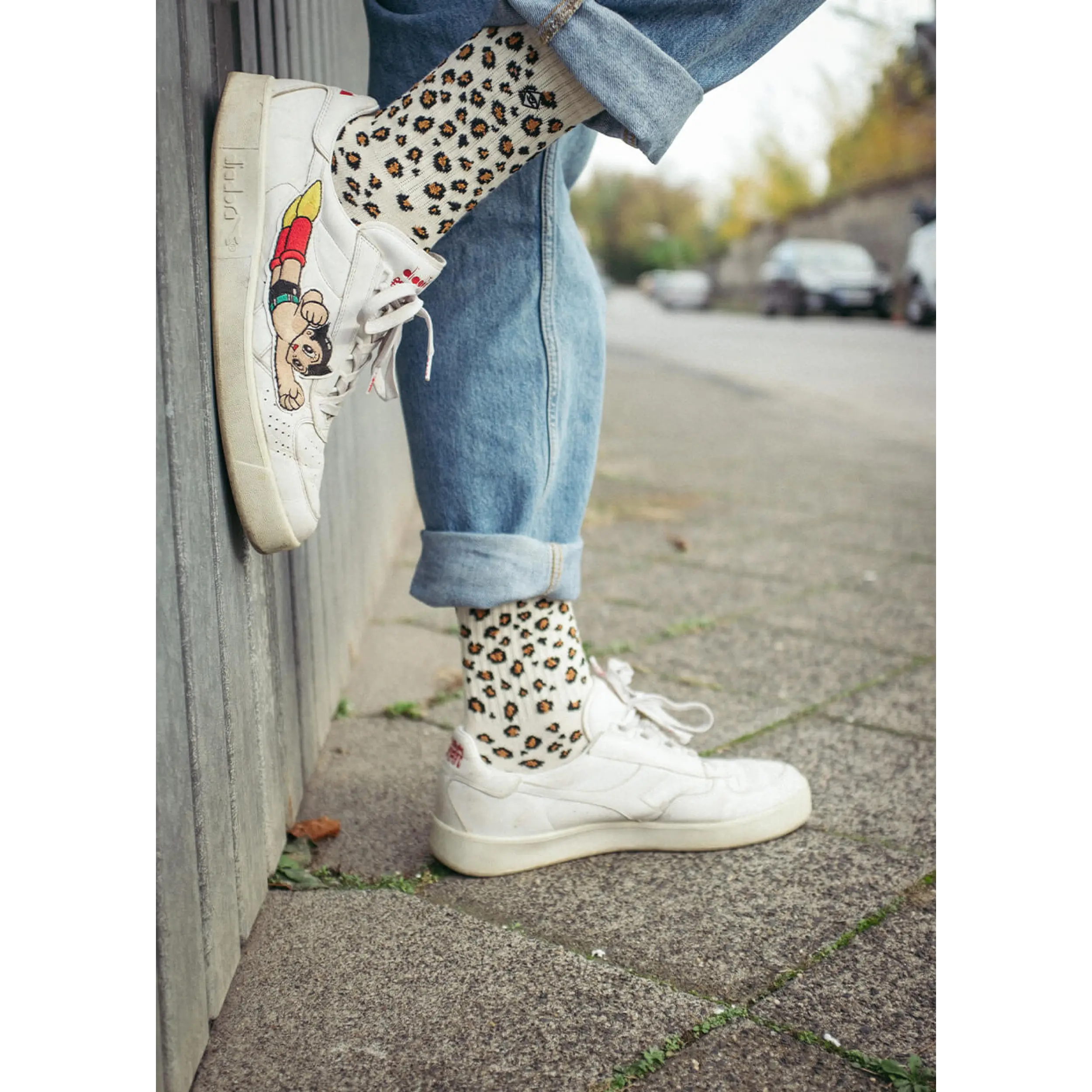 Leopard Tennissocken aus Baumwolle - Socken