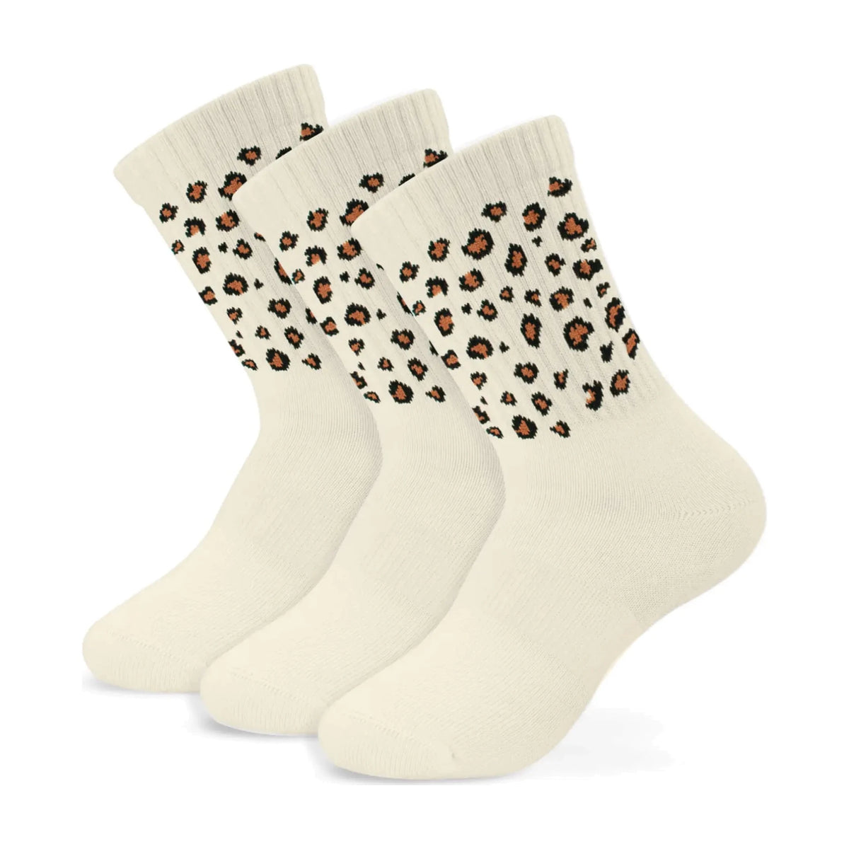 Leoparden Kinder Tennissocken – Leo Kids Pack (3 Paar) - 27-30