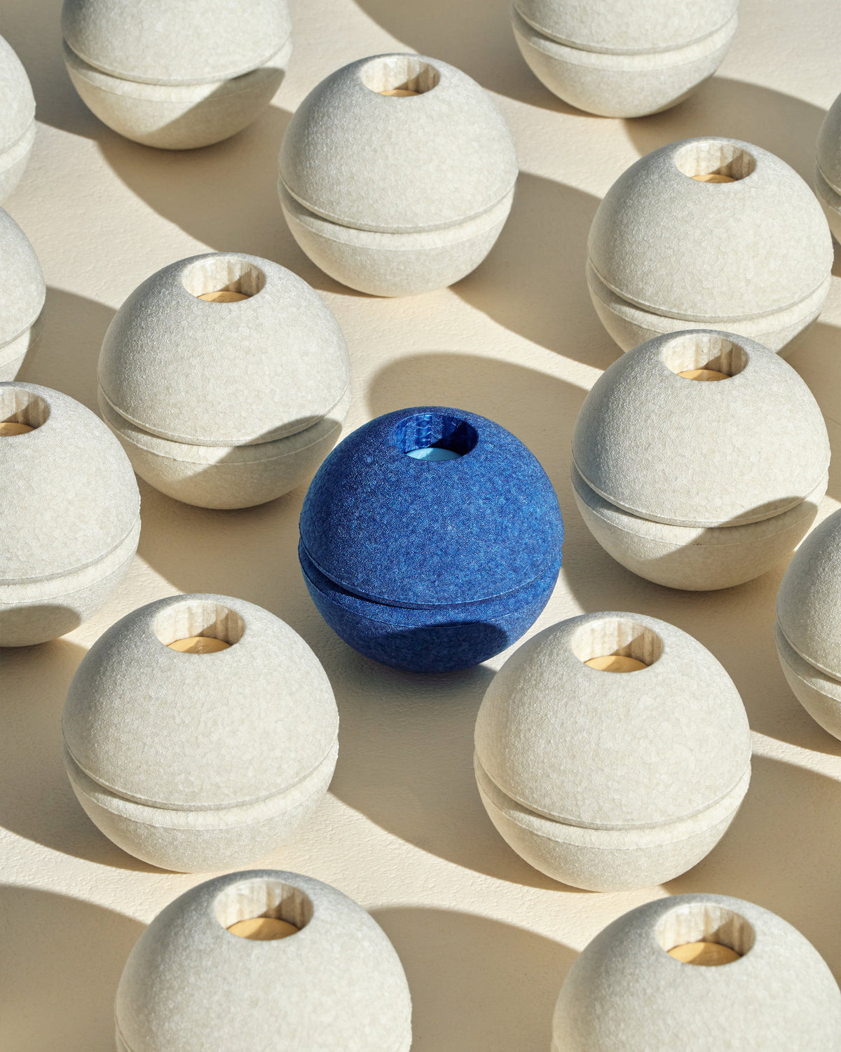 MODU Foam Balls: drei teilbare Schaumstoffbälle aus EPP-Schaum, Blue, Ansicht 3