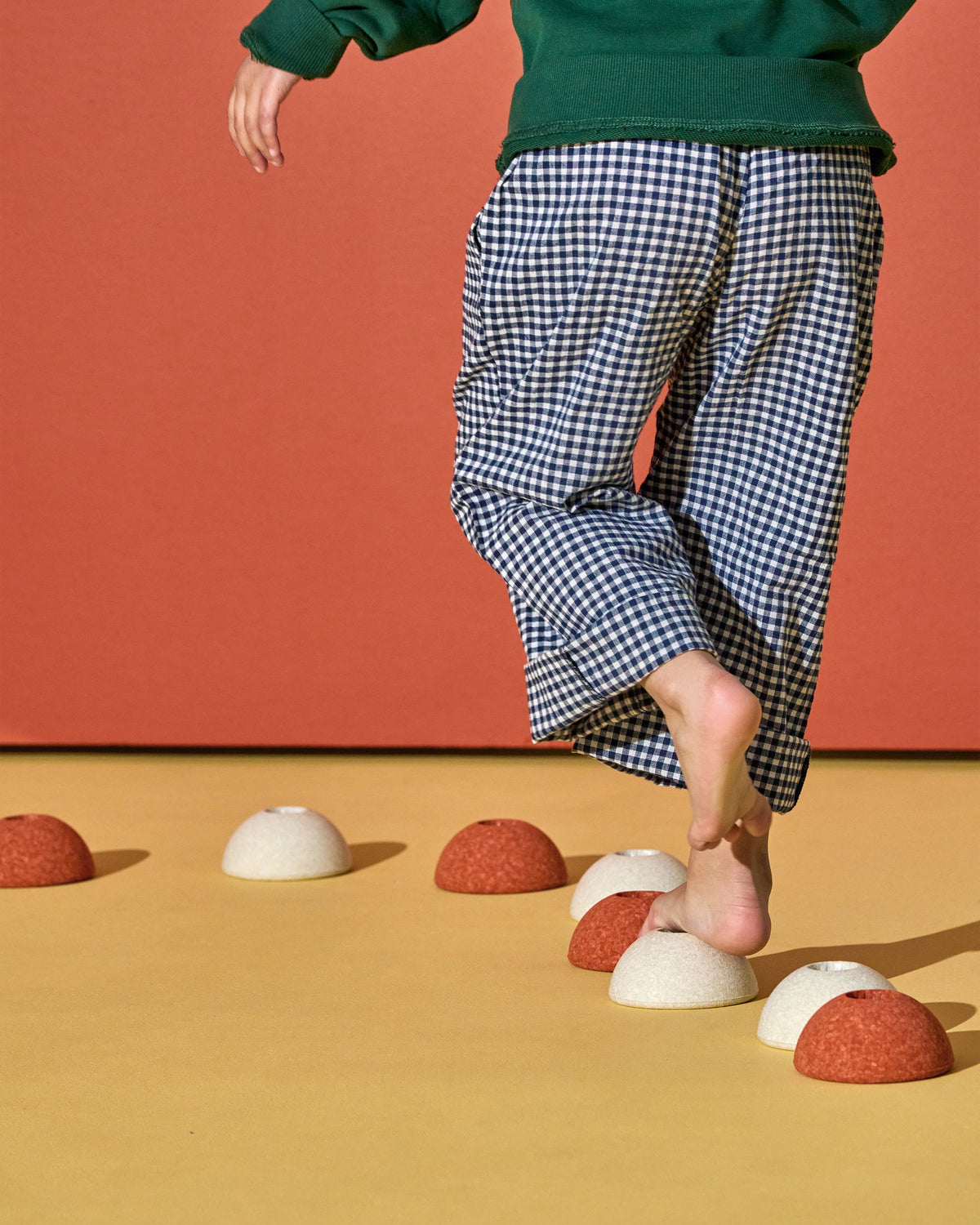 MODU Foam Balls: drei teilbare Schaumstoffbälle aus EPP-Schaum, Sand, Ansicht 3