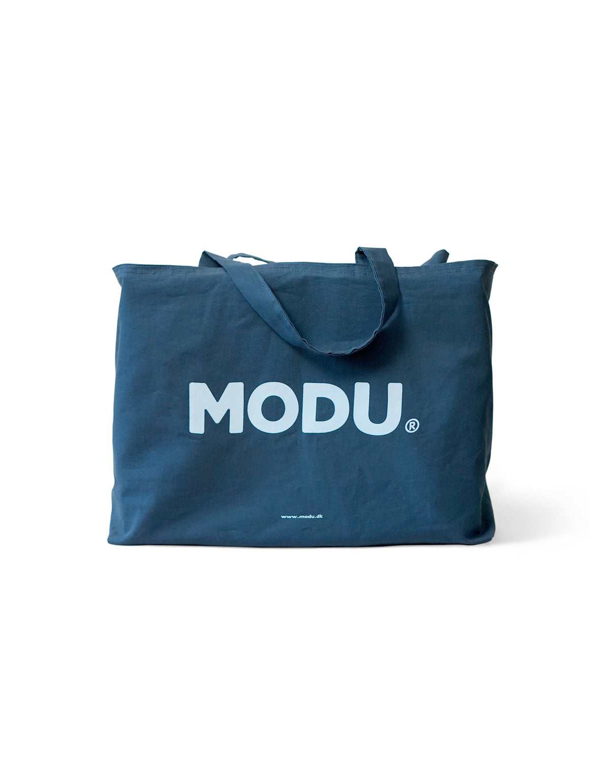 MODU Travel Bag: große Canvas-Tasche mit Seitentasche für MODU-Teile, Blue