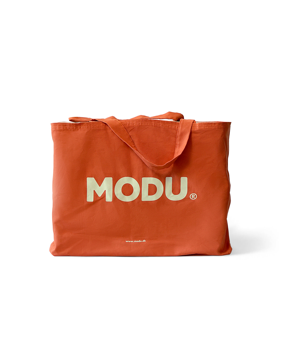 MODU Travel Bag: große Canvas-Tasche mit Seitentasche für MODU-Teile, Orange
