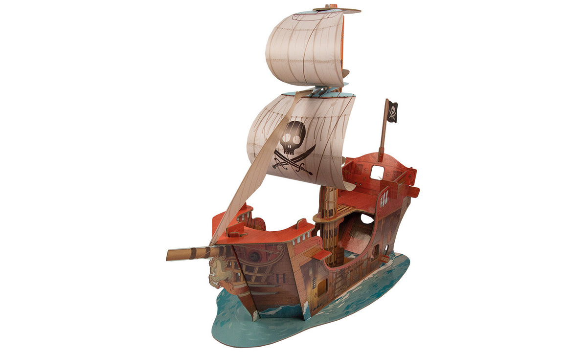 3D-Puzzle Piratenschiff Ansicht 2