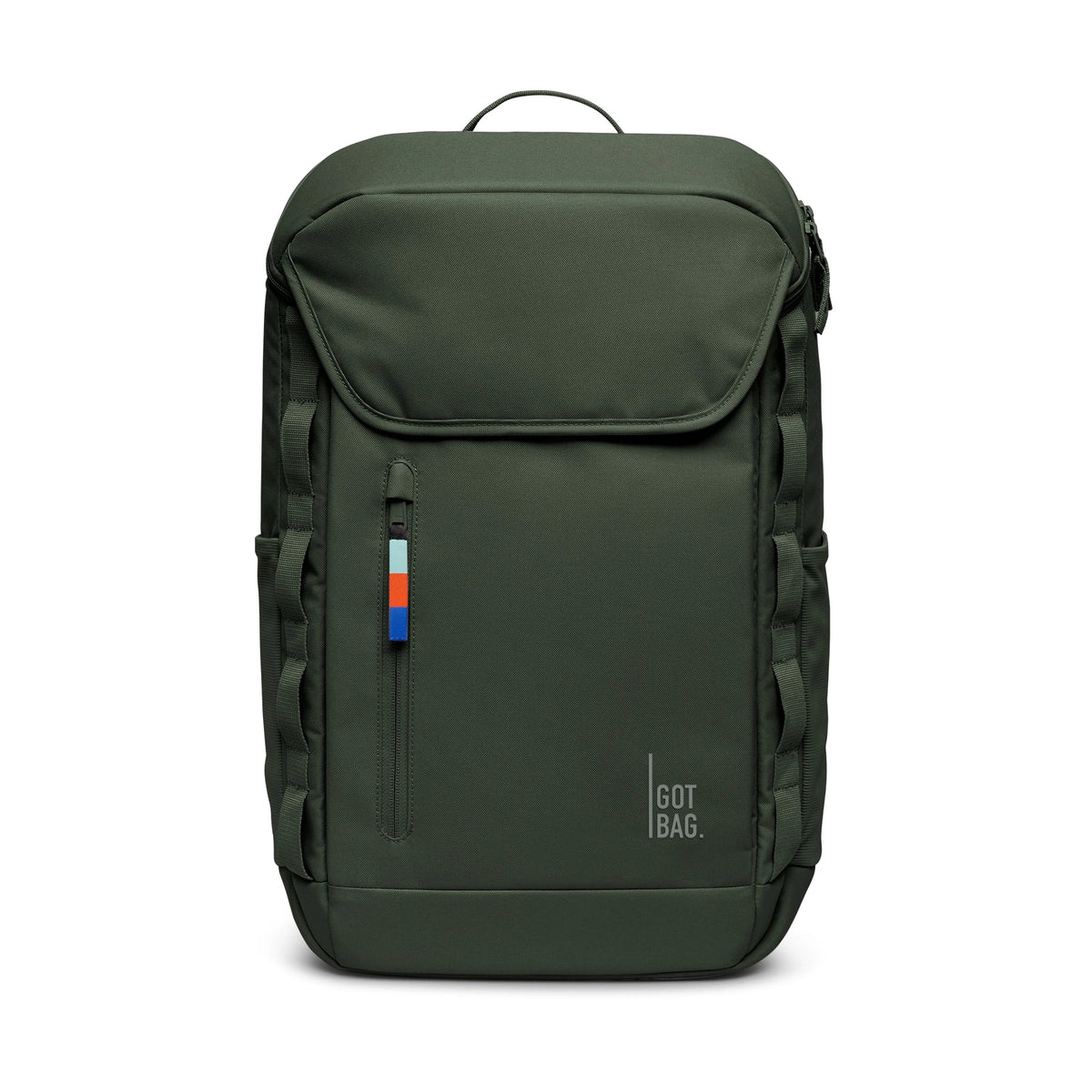 GOT BAG Pro Pack Laptoprucksack in Dunkelgrün (algae), als Studioaufnahme in Frontansicht