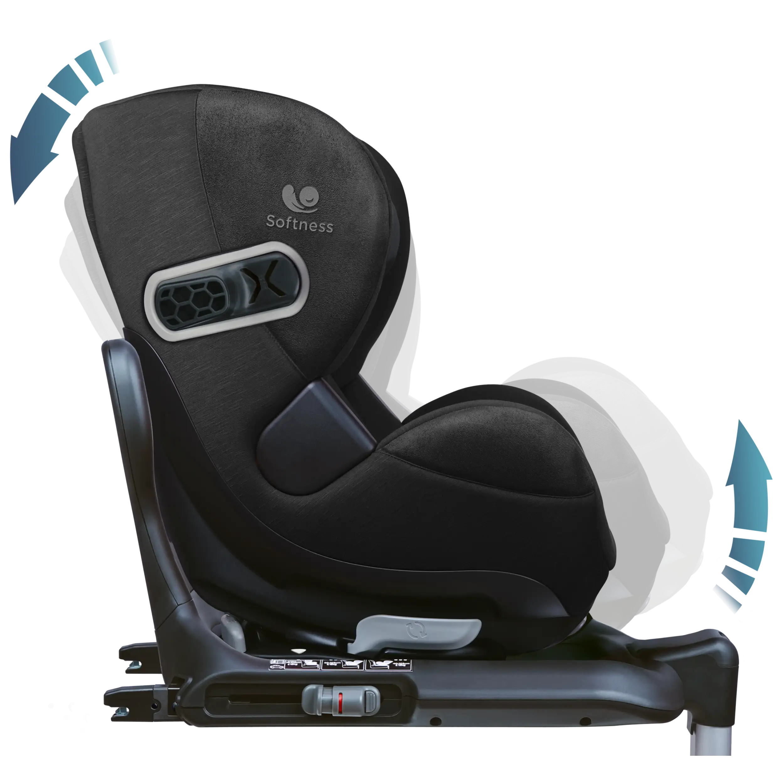 Renolux Gaïa Pro – i-Size Kindersitz black