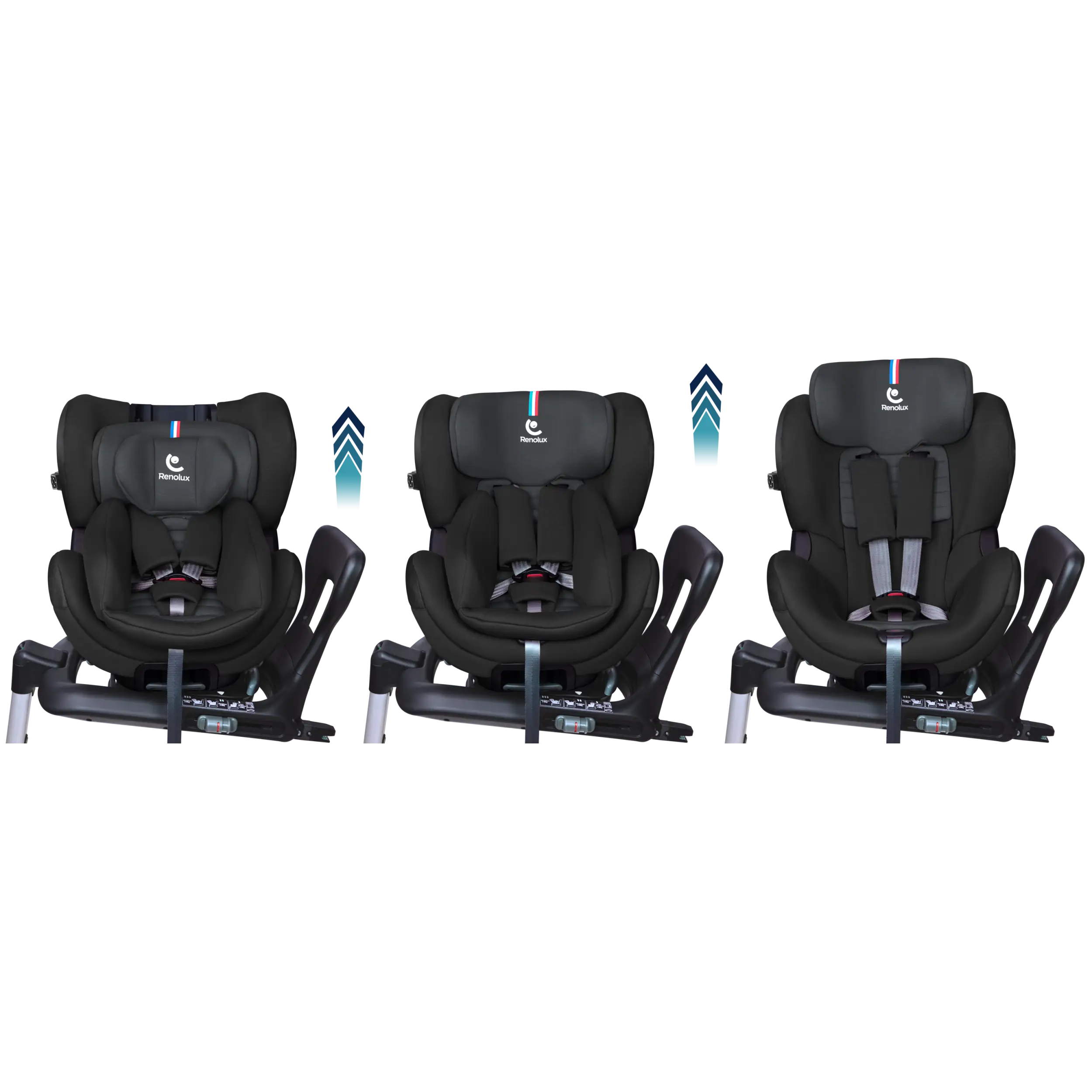 Renolux Gaïa Pro – i-Size Kindersitz black
