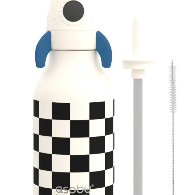 Rocketship Bestie Bottle & Sling Purple – Kinder Trinkflasche Set - Kindertrinkflasche